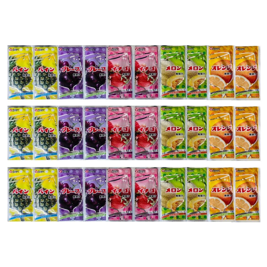 Amazon.co.jp: Matsuyama Seika Fruit Pack, 30 Bags (Choice of